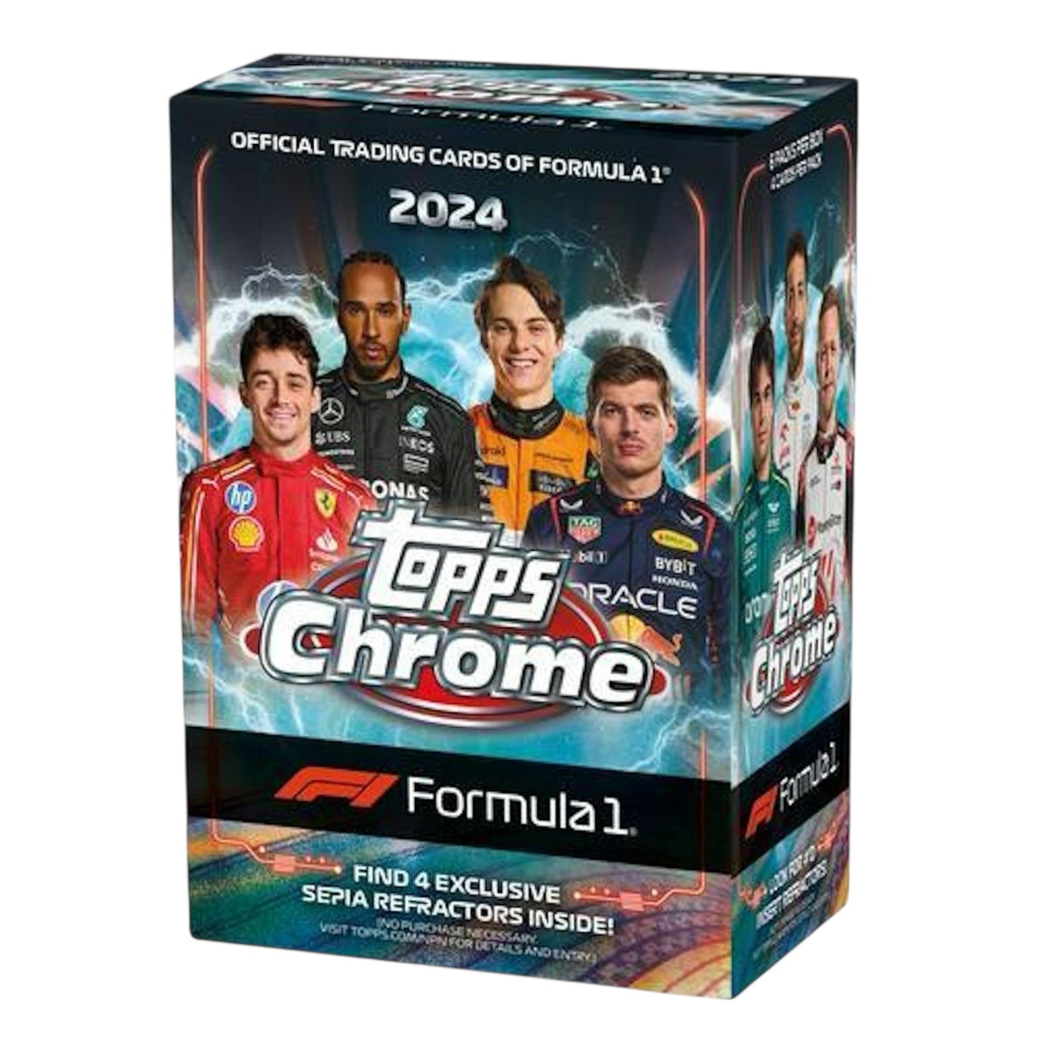 2024 Topps Chrome F1 Formula 1 6-Pack Blaster Box