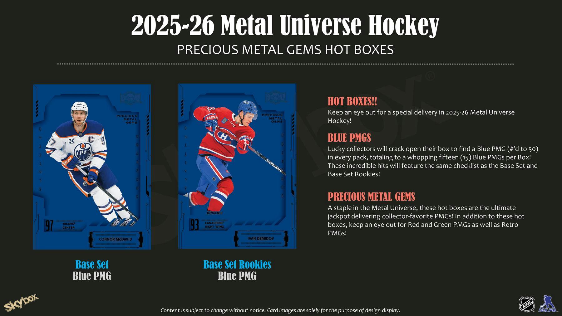 2025-26 Upper Deck Skybox Metal Universe Hockey Hobby Box