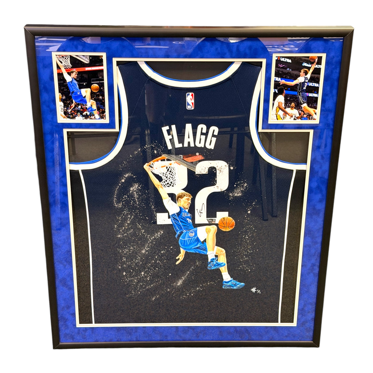 Cooper Flagg Fanatics Authentic Autographed 1-of-1 Hand-Painted Nike Swingman Jersey
