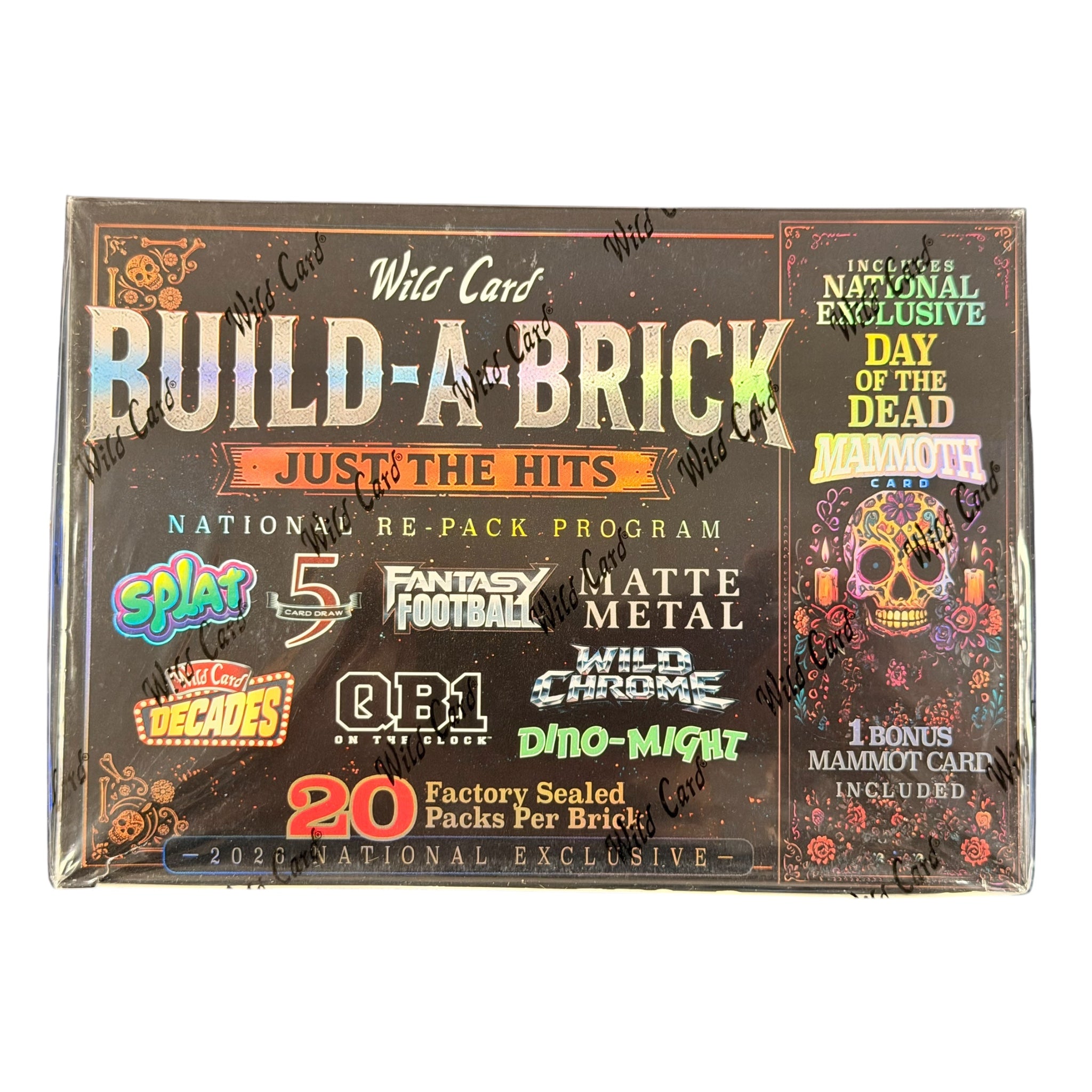 2026 Wild Card Build-A-Brick: Just The Hits 20-Pack Box (National Exclusive)