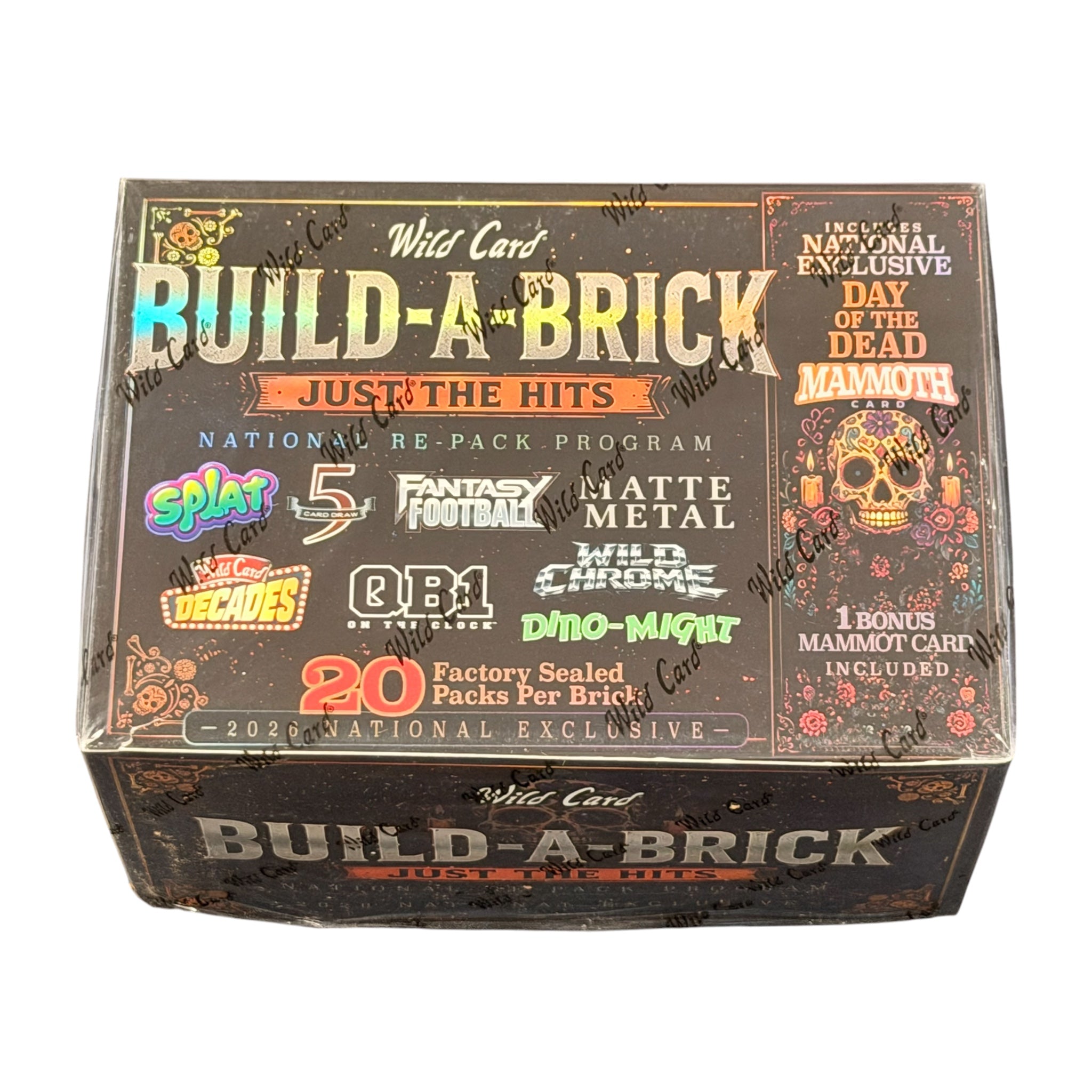 2026 Wild Card Build-A-Brick: Just The Hits 20-Pack Box (National Exclusive)