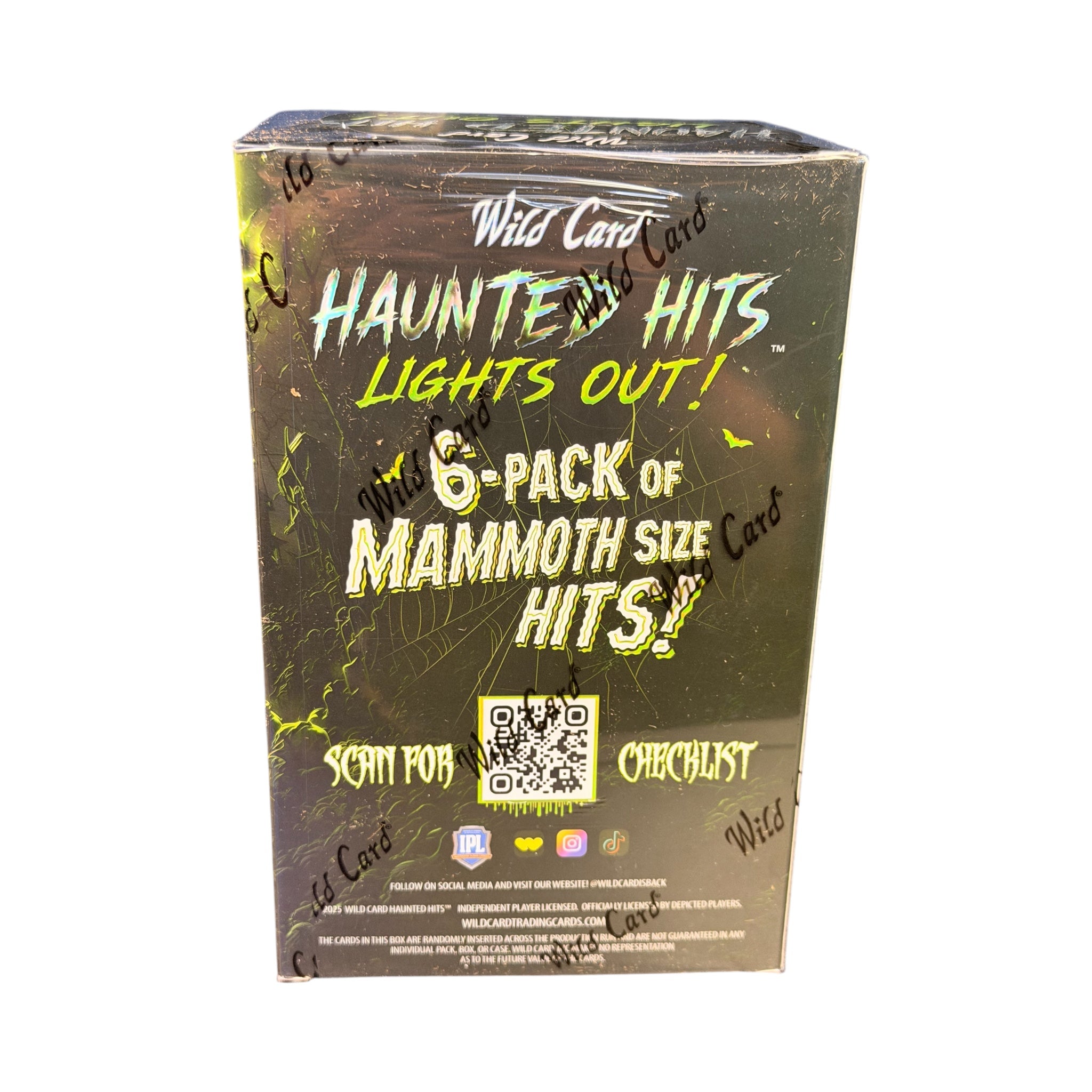 2026 Wild Card Haunted Hits: Lights Out! Mammoth 6-Pack Promo Box (National Exclusive)