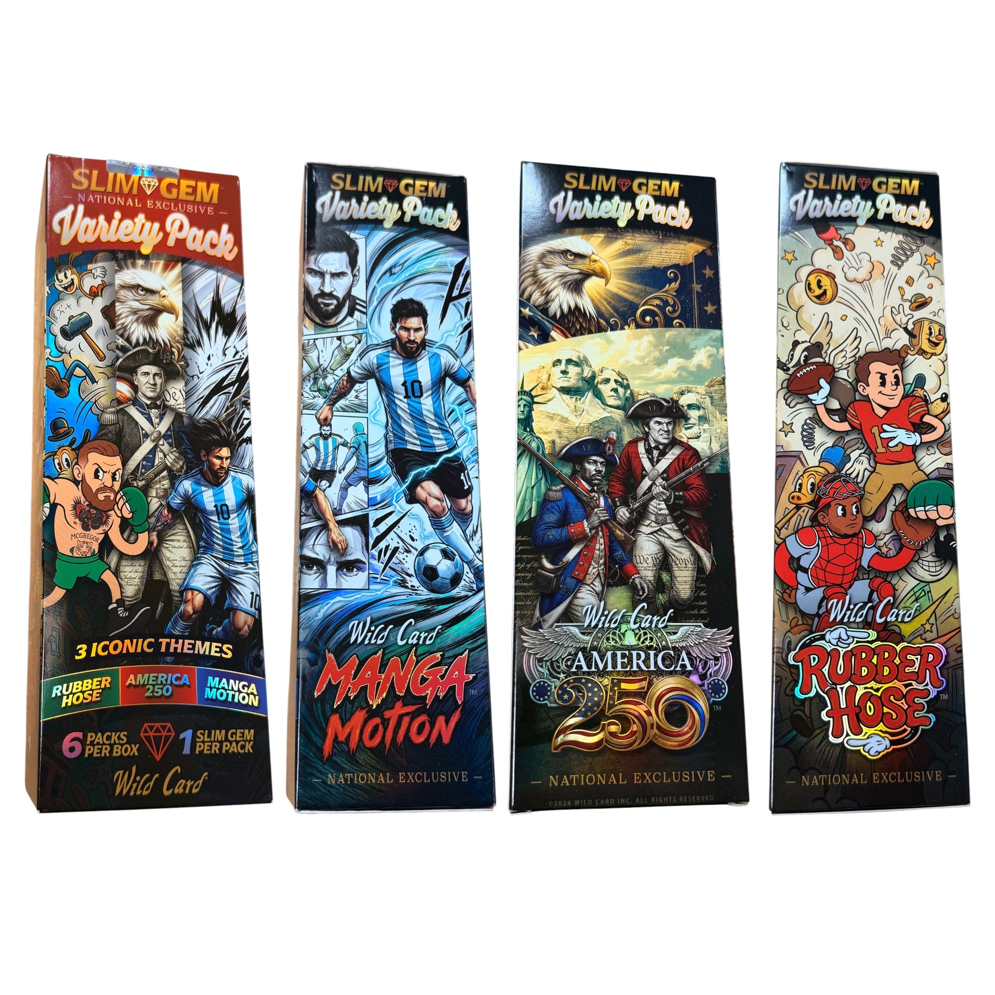 2026 Wild Card Slim Gem 6-Pack Variety Pack (National Exclusive)