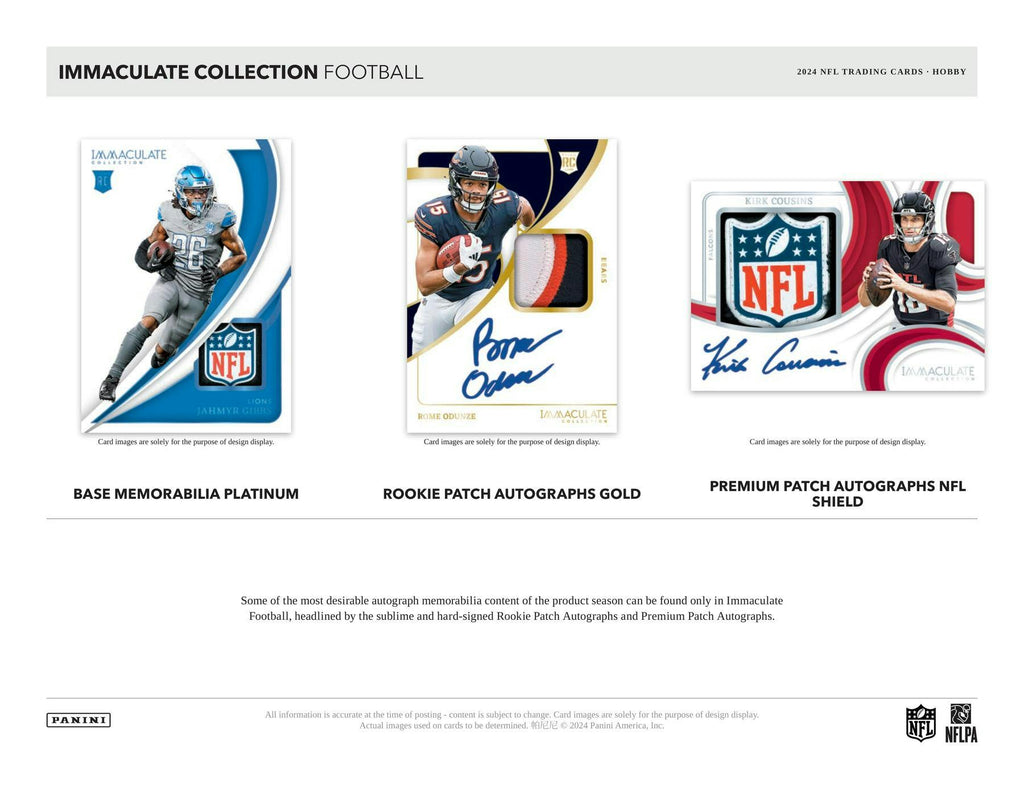 2024 Panini Immaculate Football Hobby Box