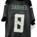 Dillon Gabriel (Oregon Ducks #8) autographed signed authentic black jersey w/ Beckett COA
