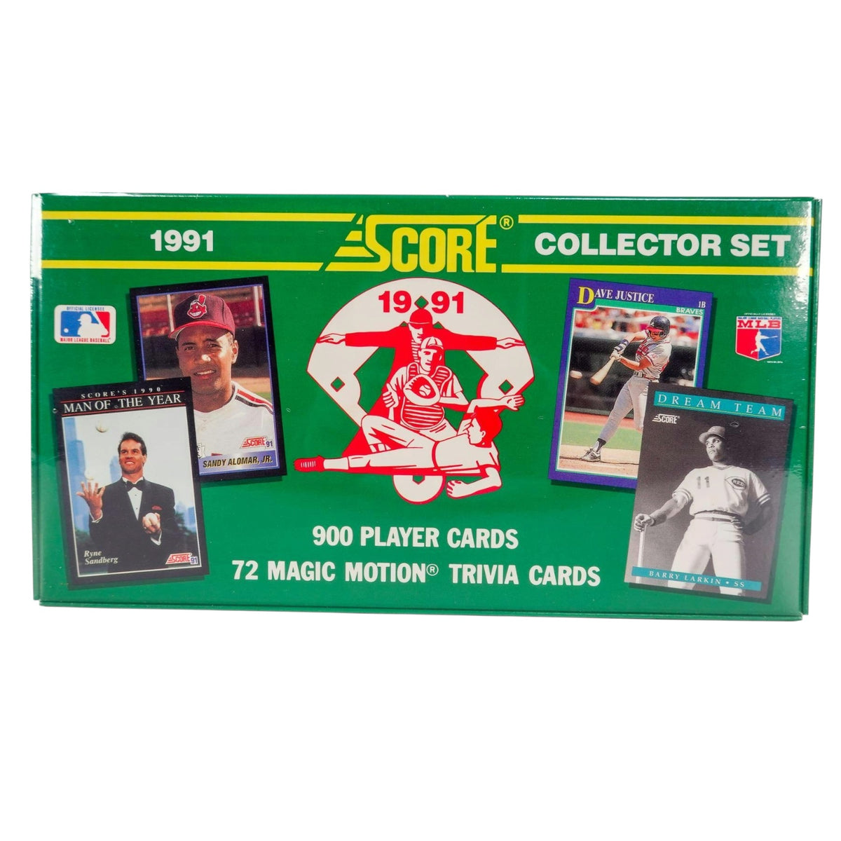1991 Score Baseball 900-Card Collector Set (Bonus: 72 Trivia + 7 Cooperstown)