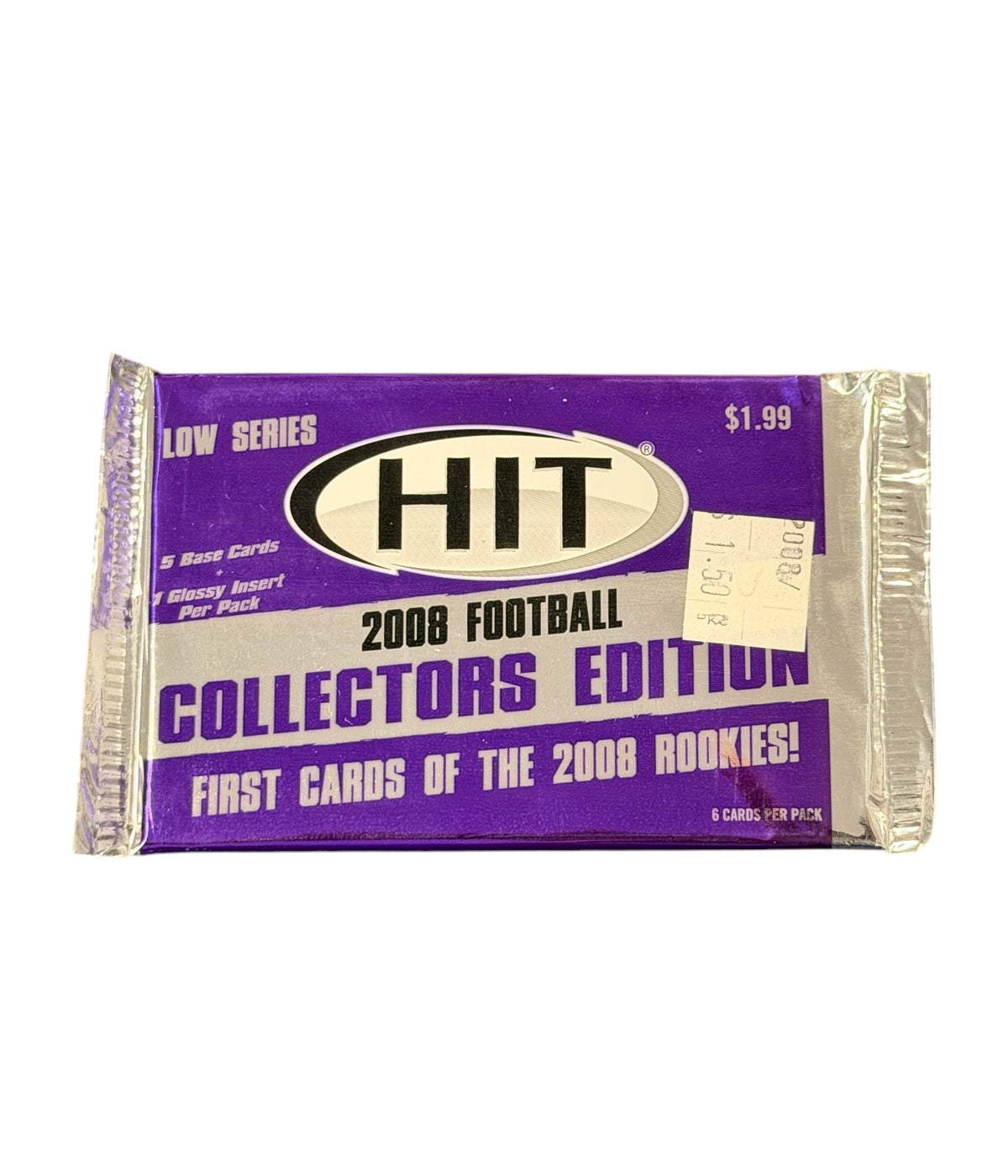 2008 Sage Hit Football Low Series 6-Card Pack