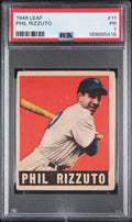 1948 Leaf Phil Rizzuto #11 PSA 1 POOR – New York Yankees (GC) PSA cert 169885419 front scan
