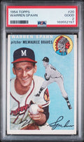 1954 Topps Warren Spahn #20 PSA 2 (GC)