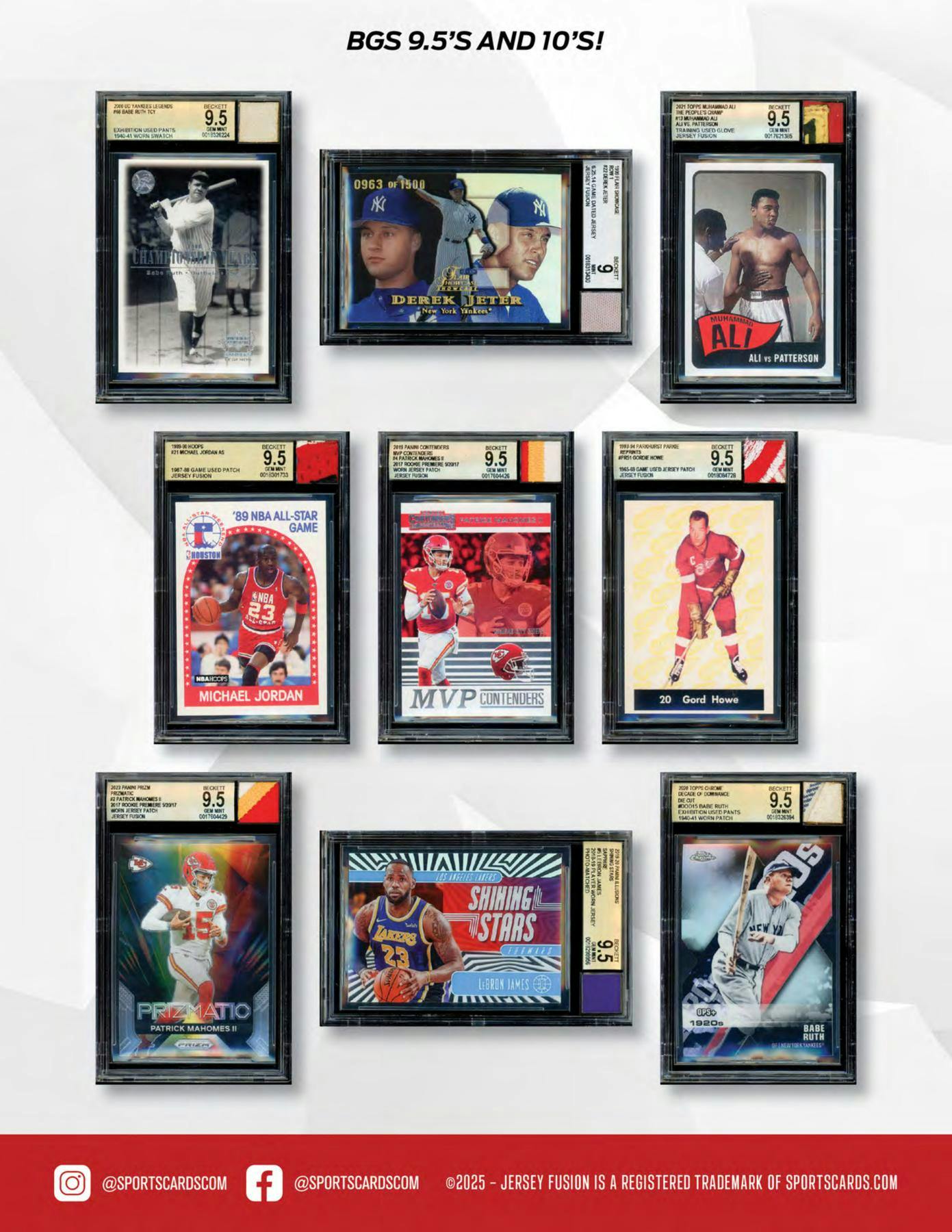 2025 Jersey Fusion Legendary Collection 5-Pack Hobby Box (12/17)