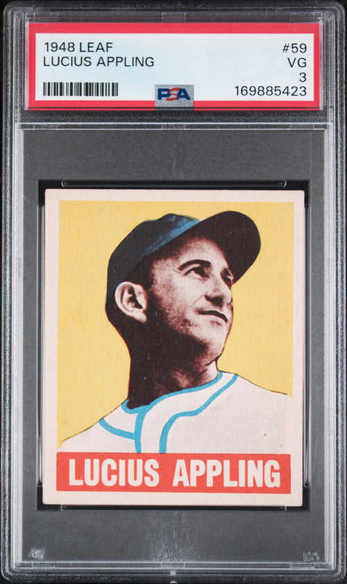 1948 Leaf Lucius Appling #59 PSA 3 VG – Chicago White Sox (GC) PSA cert 169885423 front scan