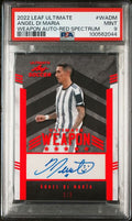 2022 LEAF ULTIMATE ANGEL DI MARIA AUTO RED SPECTRUM PSA 9 (PB)