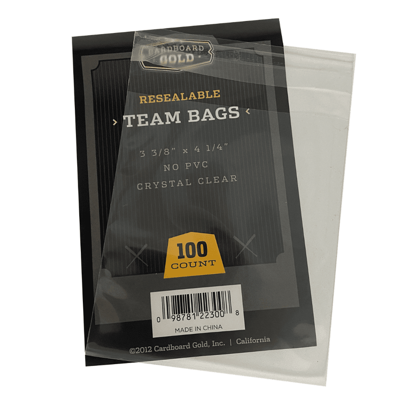 CBG Resealable Team Bags (3-3/8”x4-1/4”) (100ct Pack)
