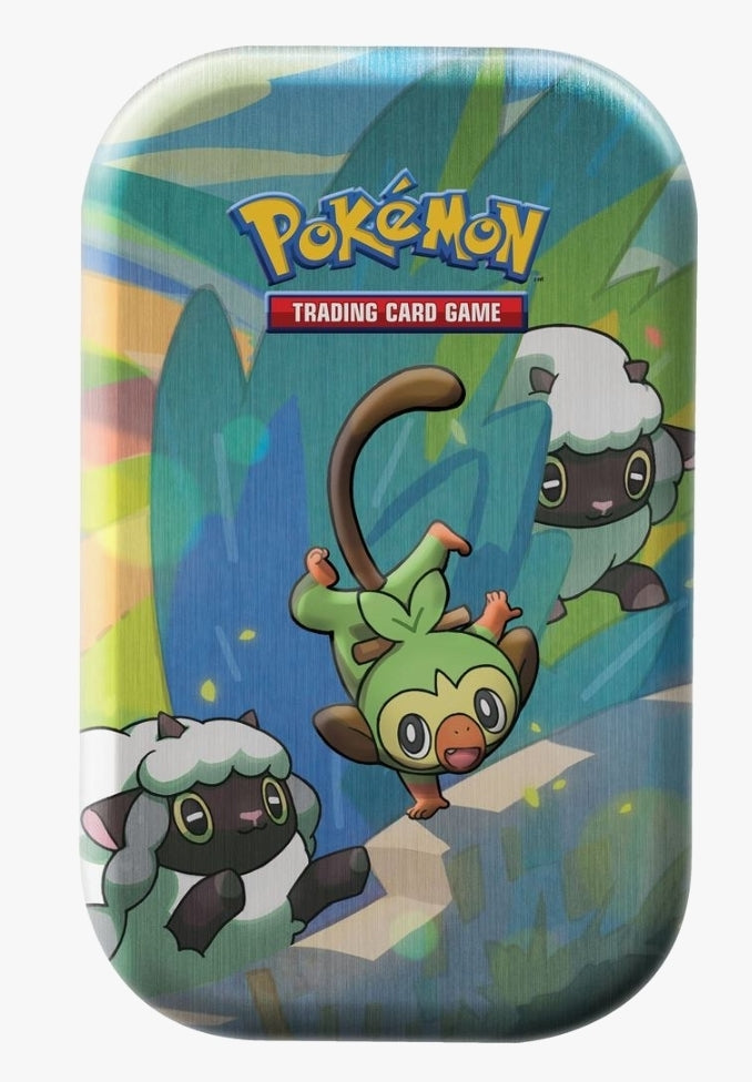 Pokémon TCG: Galar Pal Mini Tin (Yamper & Morpeko)(Galarian Ponyta) (Sobble & Rookidee) (Grookey & Wooloo) ( Scorbunny & Pikachu)