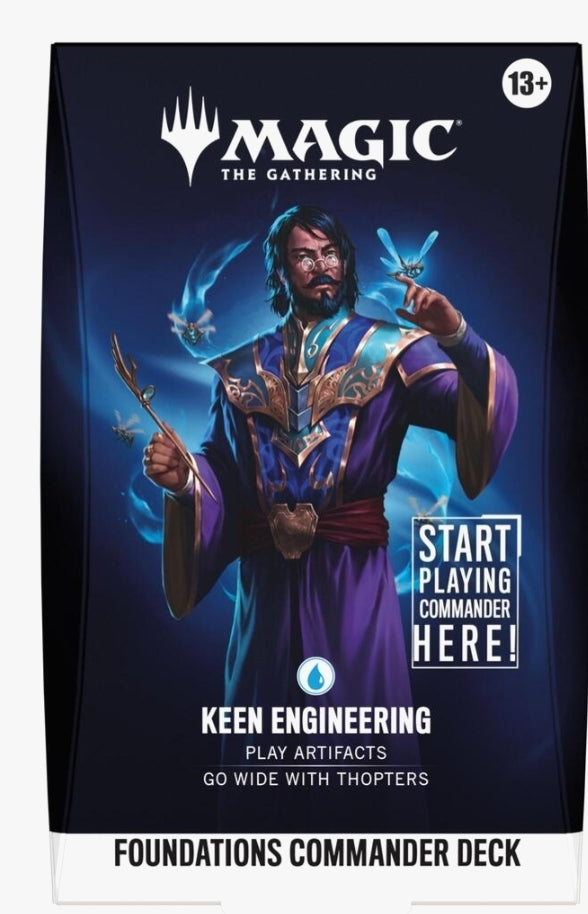 Magic The Gathering TCG: Foundations Commander Deck - Keen Engineering (10/2)