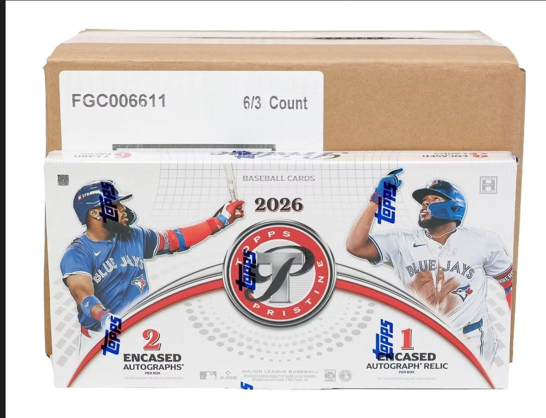 2026 Topps Pristine Baseball Hobby 6-Box Case