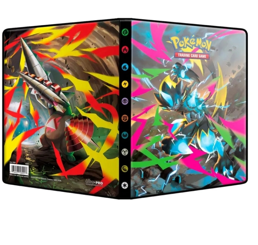 Pokémon TCG: 4-Pocket Portfolio  (Pitch Black- Mega Evolution)(ME05) Ultra Pro Storage Albums