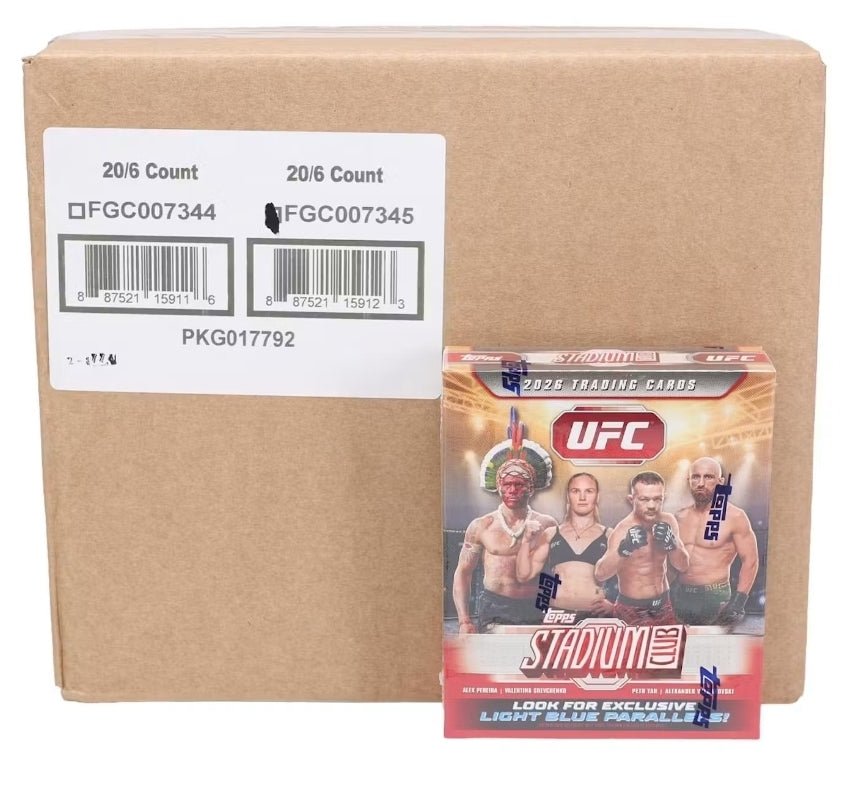 2026 Topps Stadium Club UFC Mega 20-Box Case