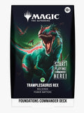 Magic The Gathering TCG: Foundations Commander Deck - Tramplesaurus Rex (10/2)
