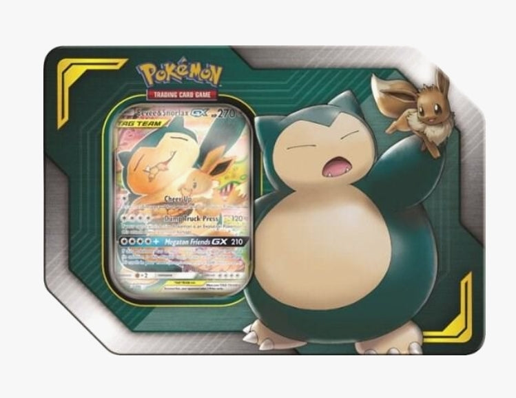 Pokemon TCG: TAG TEAM Tin (Eevee & Snorlax GX)- SM - Team Up (SM9)