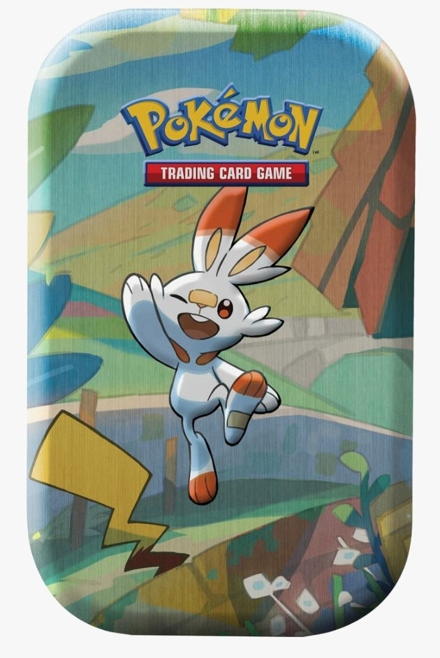 Pokémon TCG: Galar Pal Mini Tin (Yamper & Morpeko)(Galarian Ponyta) (Sobble & Rookidee) (Grookey & Wooloo) ( Scorbunny & Pikachu)