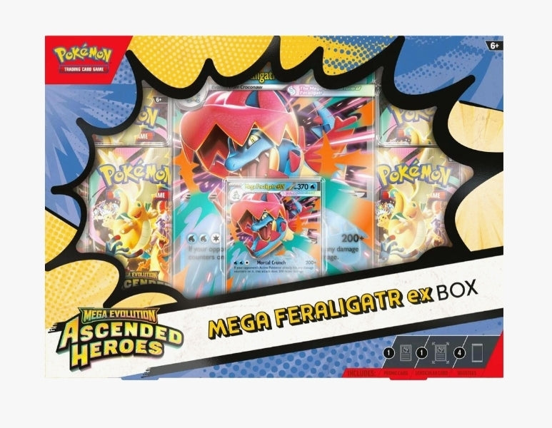 Pokémon TCG: Mega Evolution ME2.5 Ascended Heroes Mega ex 6-Box Case (Assorted)