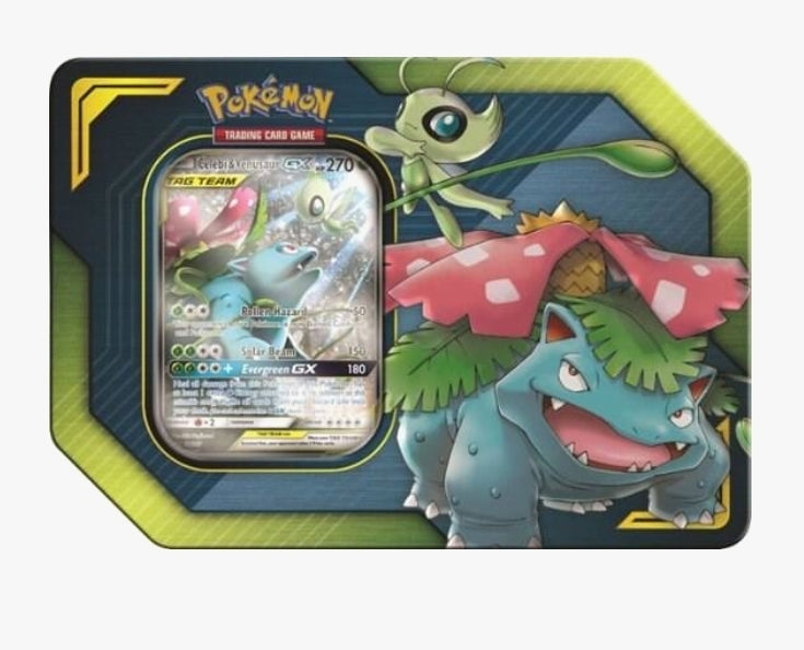 Pokémon TCG: TAG TEAM Tin (Celebi & Venusaur GX)- SM - Team Up (SM9)