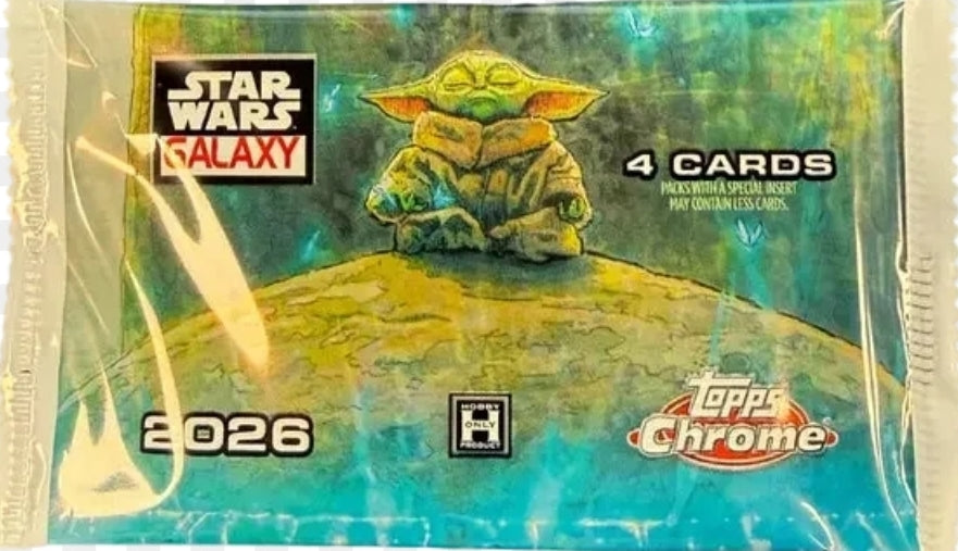 2026 Topps Star Wars Chrome Galaxy Hobby Pack