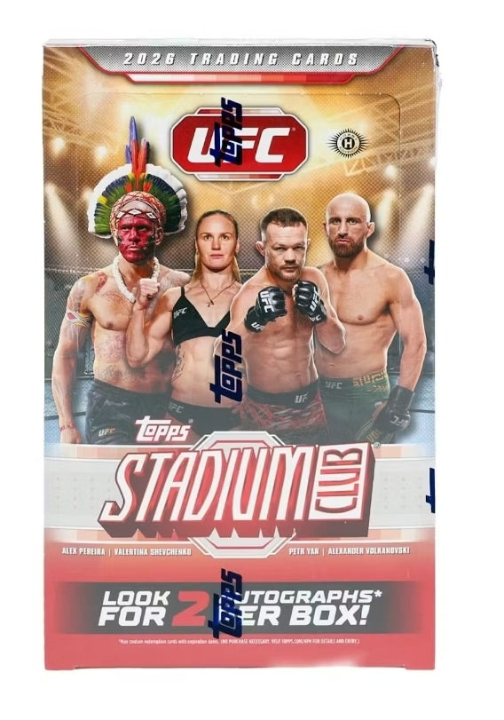 2026 Topps Stadium Club UFC Hobby Box