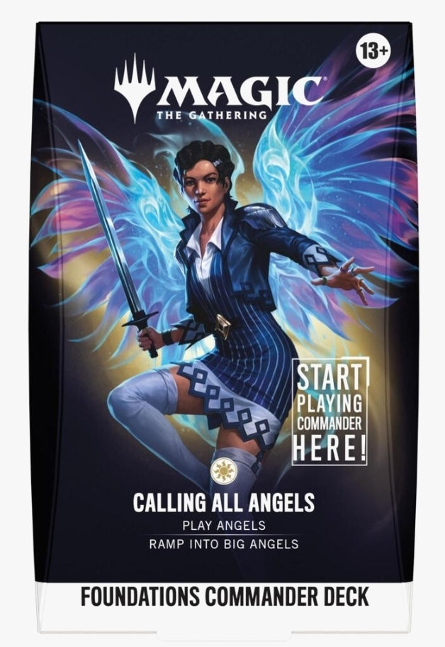 Magic The Gathering TCG: Foundations Commander Deck - Calling All Angels (10/2)
