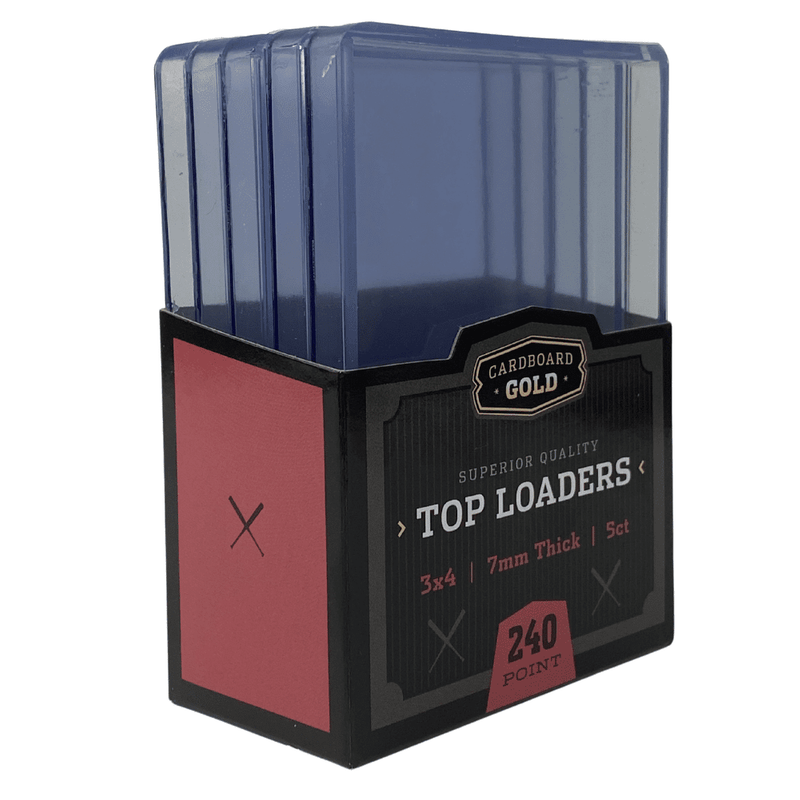 CBG Top Loaders for 240pt Thick Trading Cards (5ct Pack)
